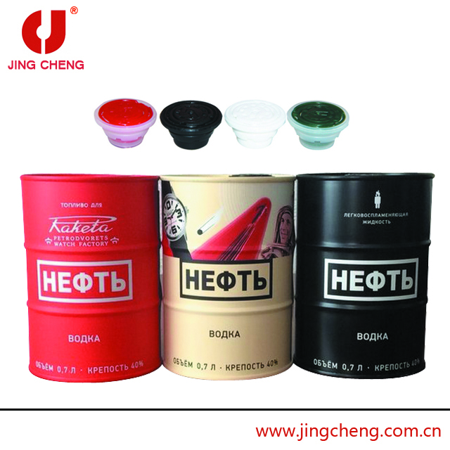 All kinds of color 700ml 40%vol vodka tin cans/metal can in Russia